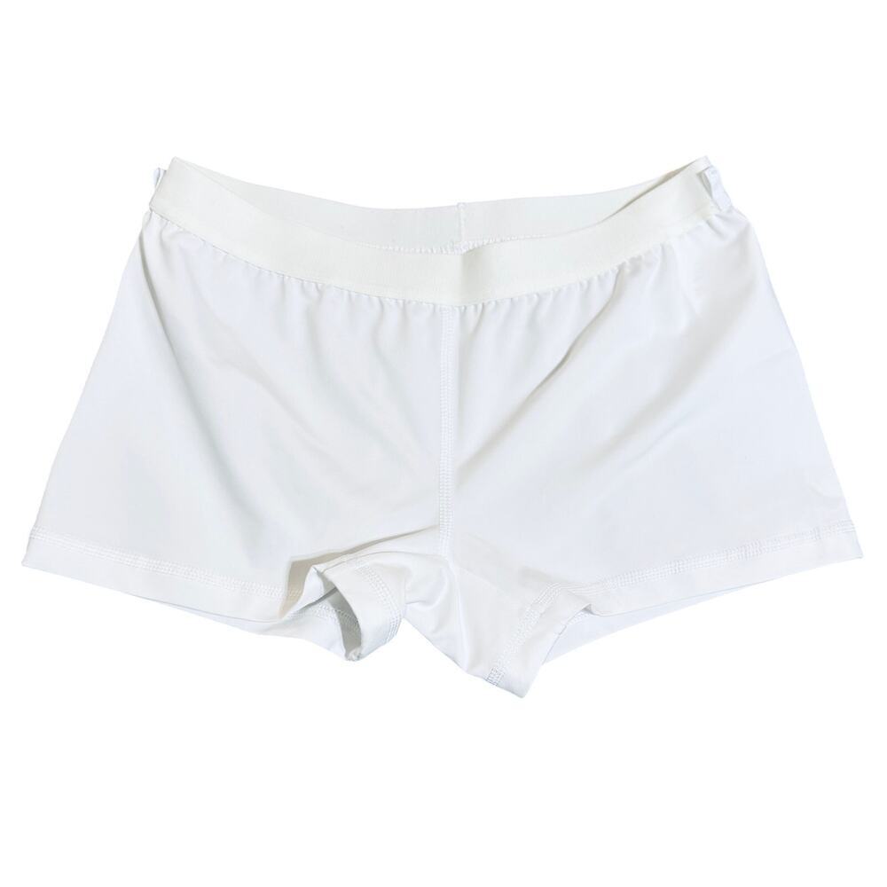 NWOT Puma Girl Kid Size XL White Shortie Shorts Dance Athletic‎ Gymnastics